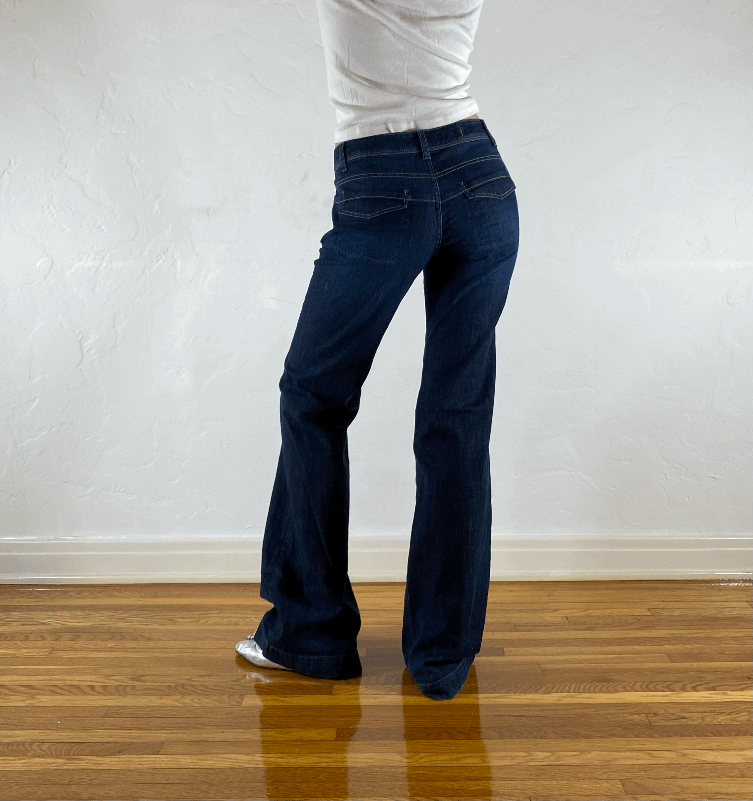 Marithe + Francois Gibraud Boot Cut Jeans, S