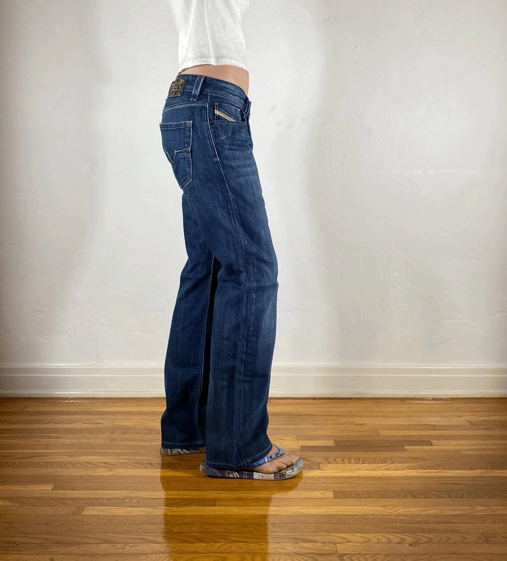 Diesel Relaxed Blue Jeans, M