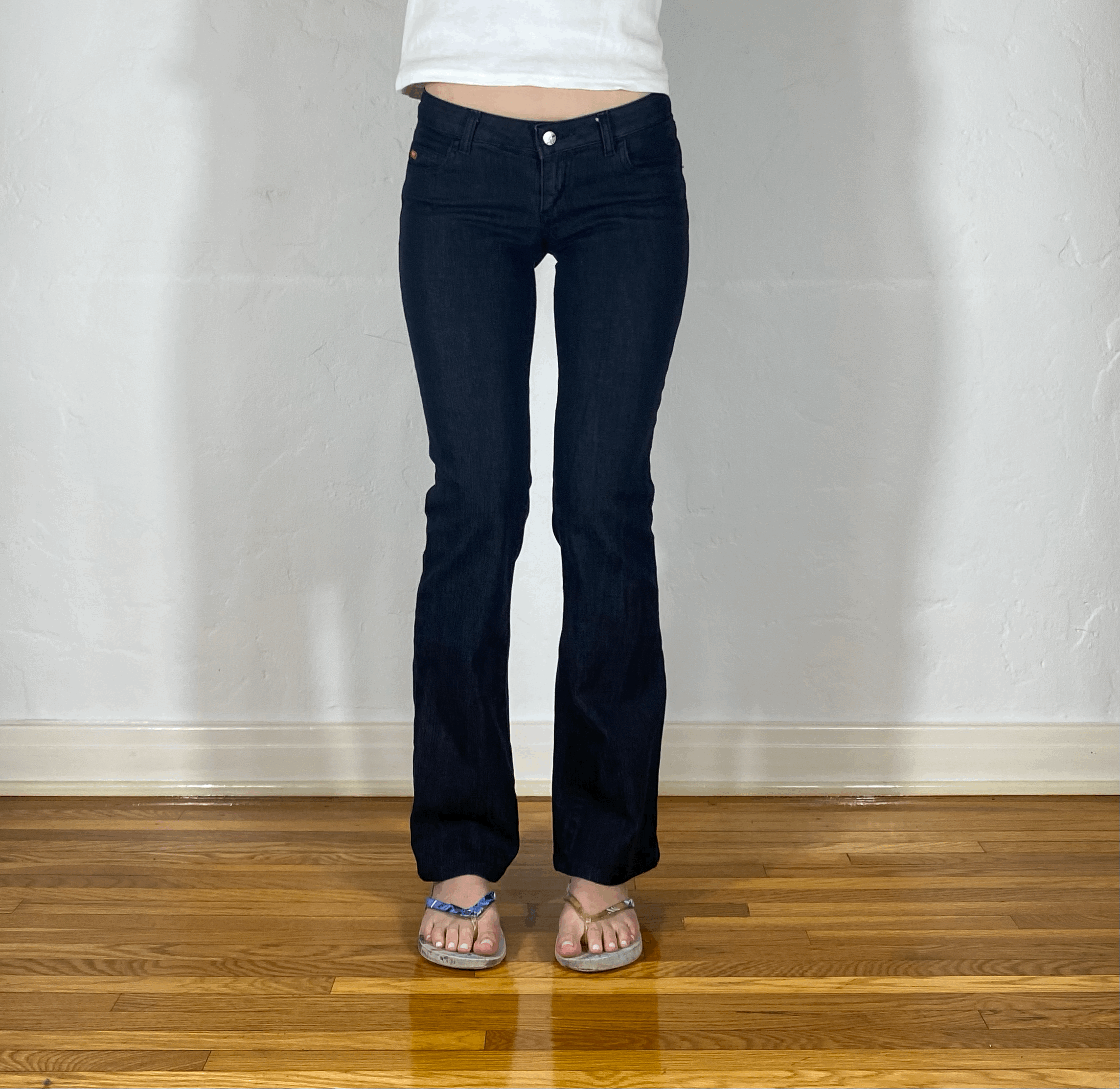 Miss Sixty Black Kick Flare Jeans, XS
