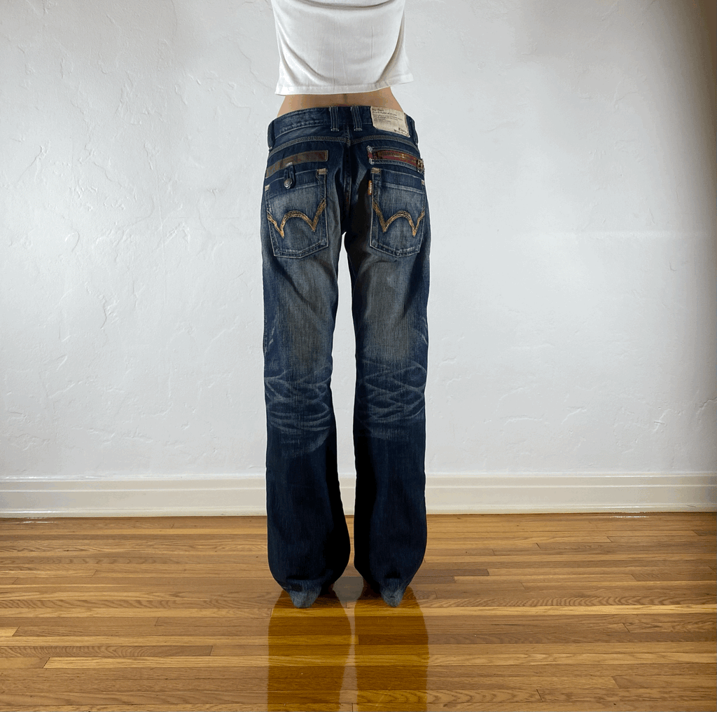Edwin True Blue Faded Jeans, M