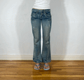 Marithe + Francois Girbaud Ripped Pocket Jeans, S