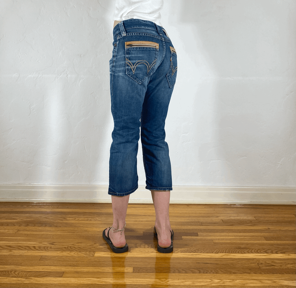 Edwin Dark Capri  Jeans, S