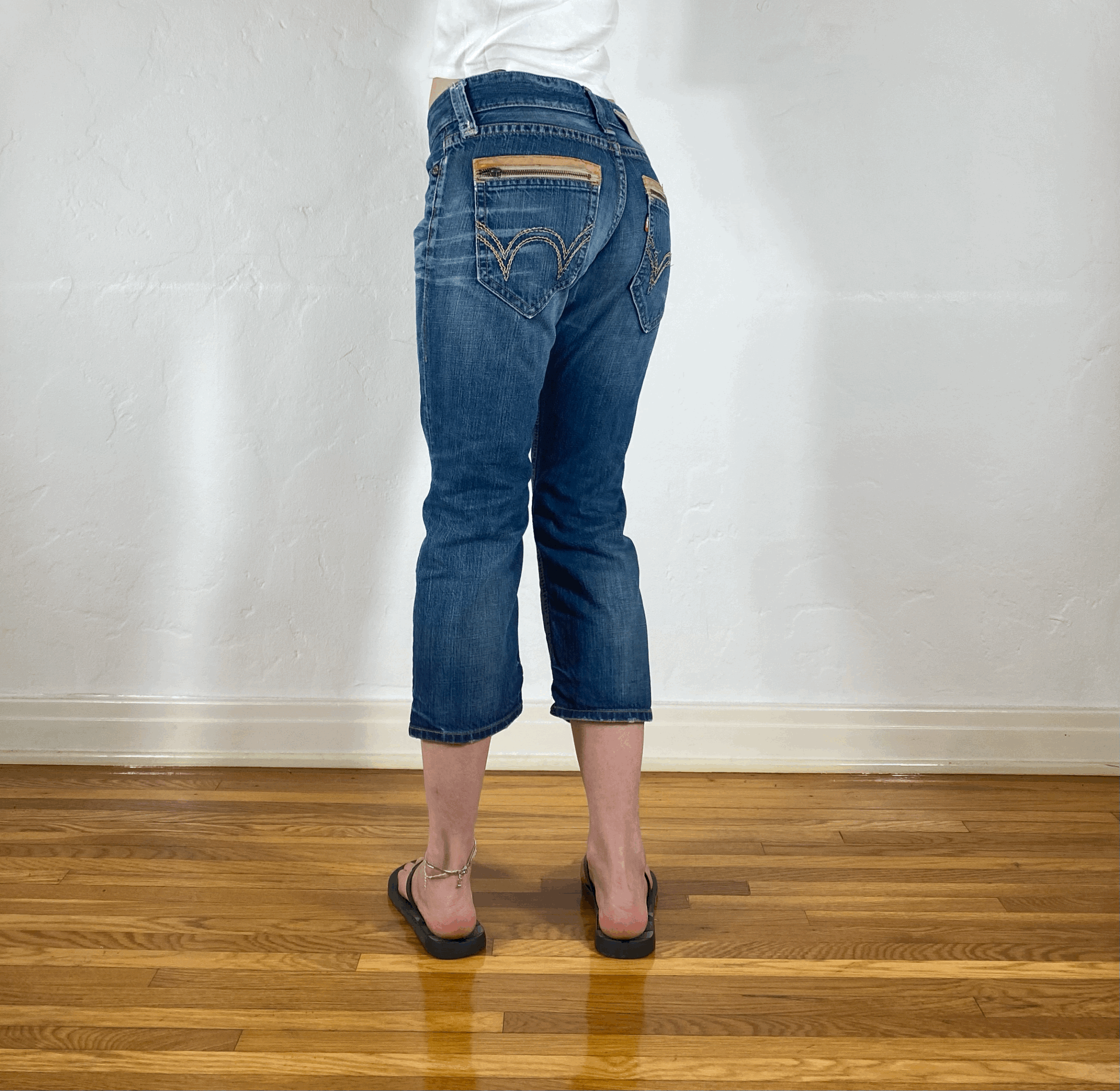 Edwin Dark Capri  Jeans, S
