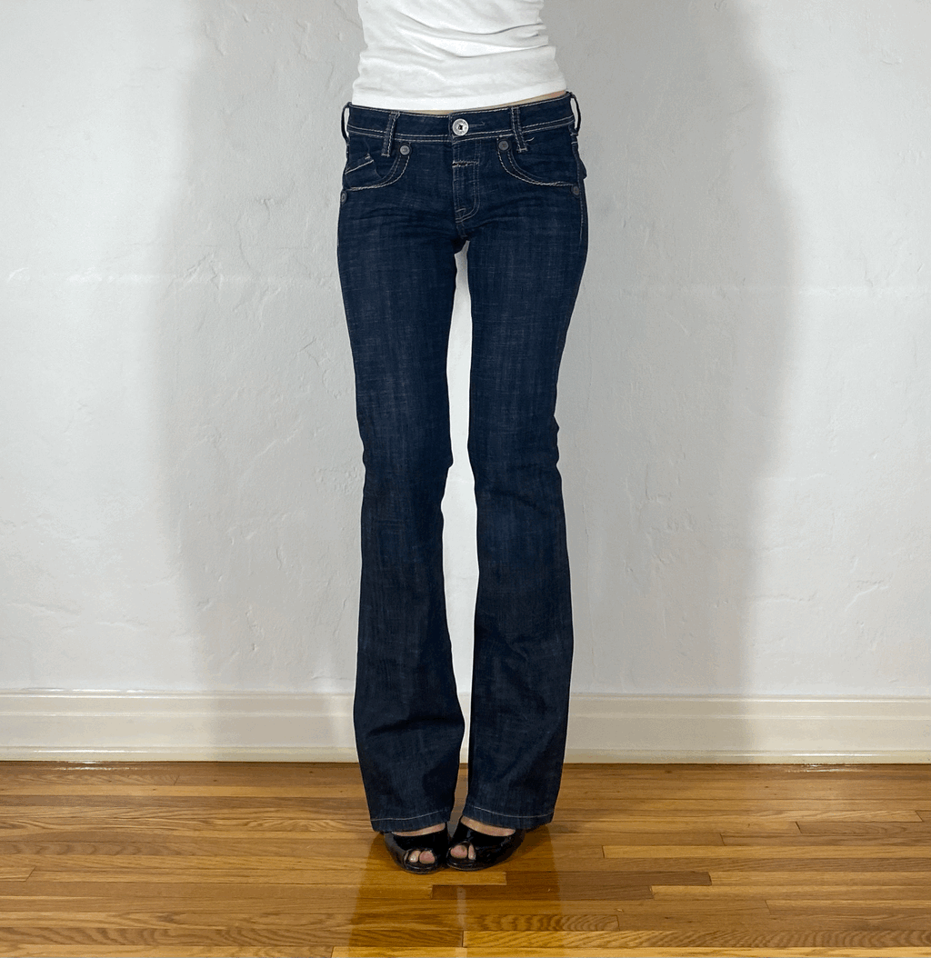 Marithe + Francois Girbaud Straight Jeans, S