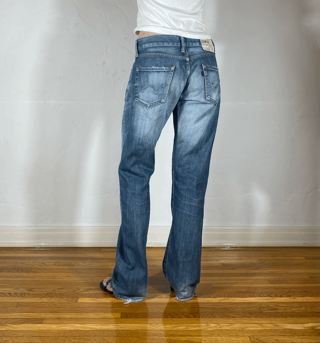 Edwin True Blue Baggy Jeans, S/M