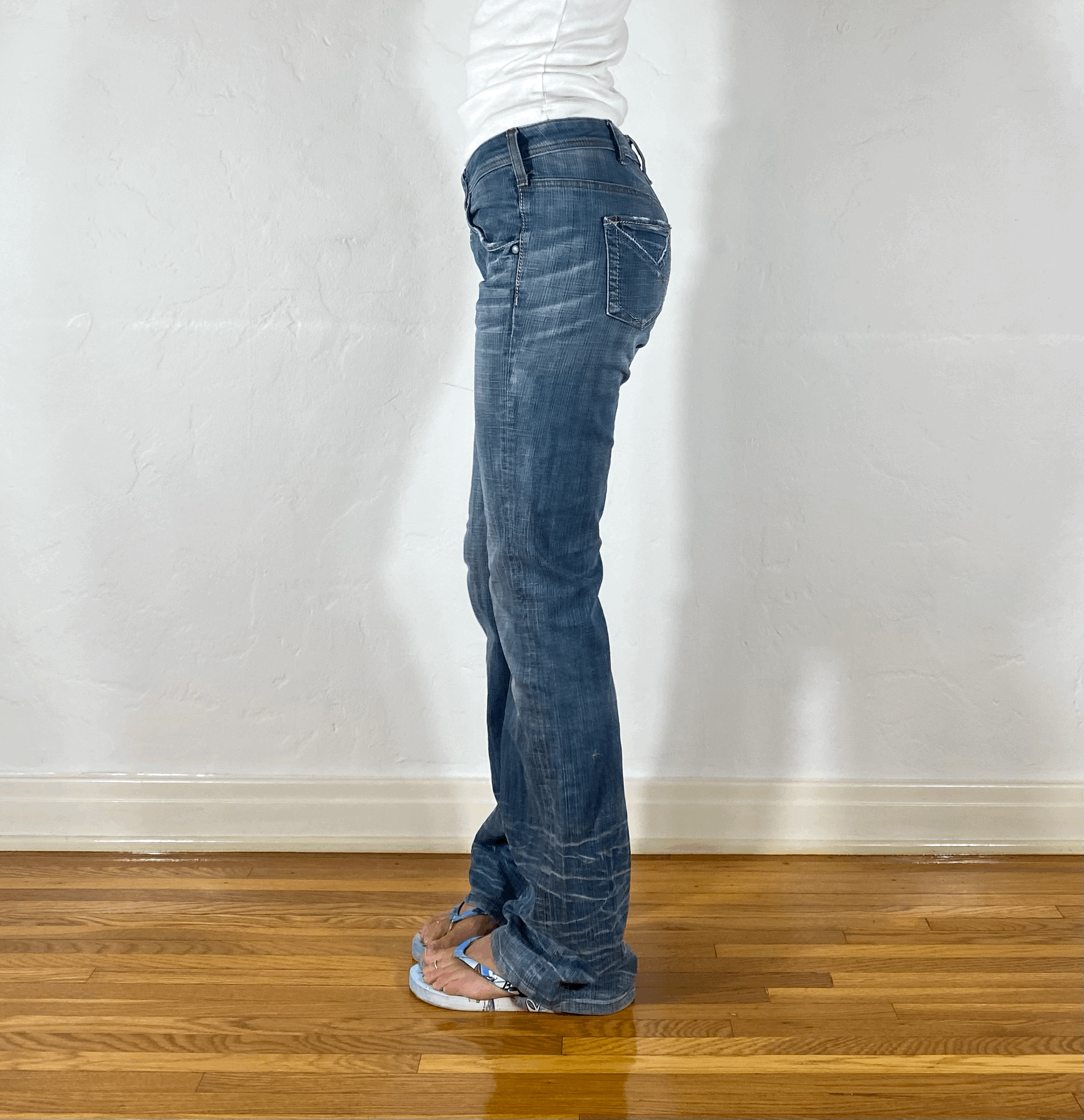 Marithe + Francois Girbaud Straight Jeans, S