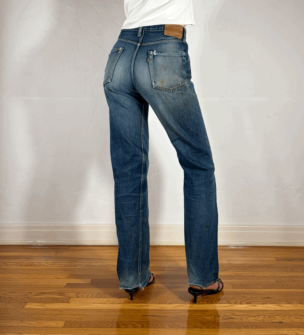 Denime Classic Distressed Jeans, S