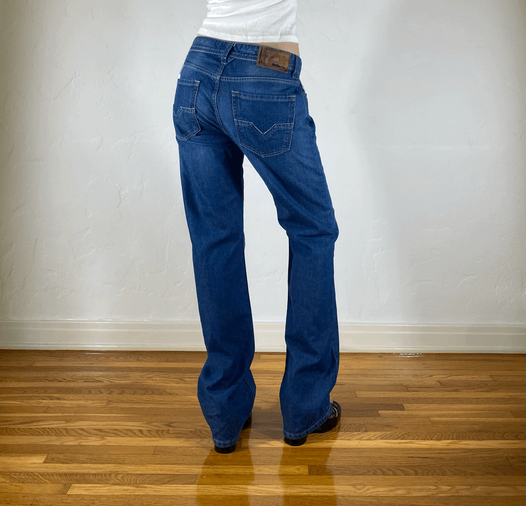 Diesel Relaxed True Blue Jeans, S/M