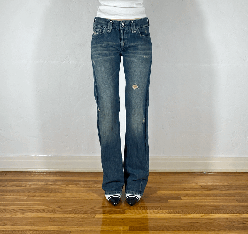 Diesel Relaxed Double Button Jeans, S/M