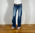 Edwin Knit Button Cinch Jeans, S