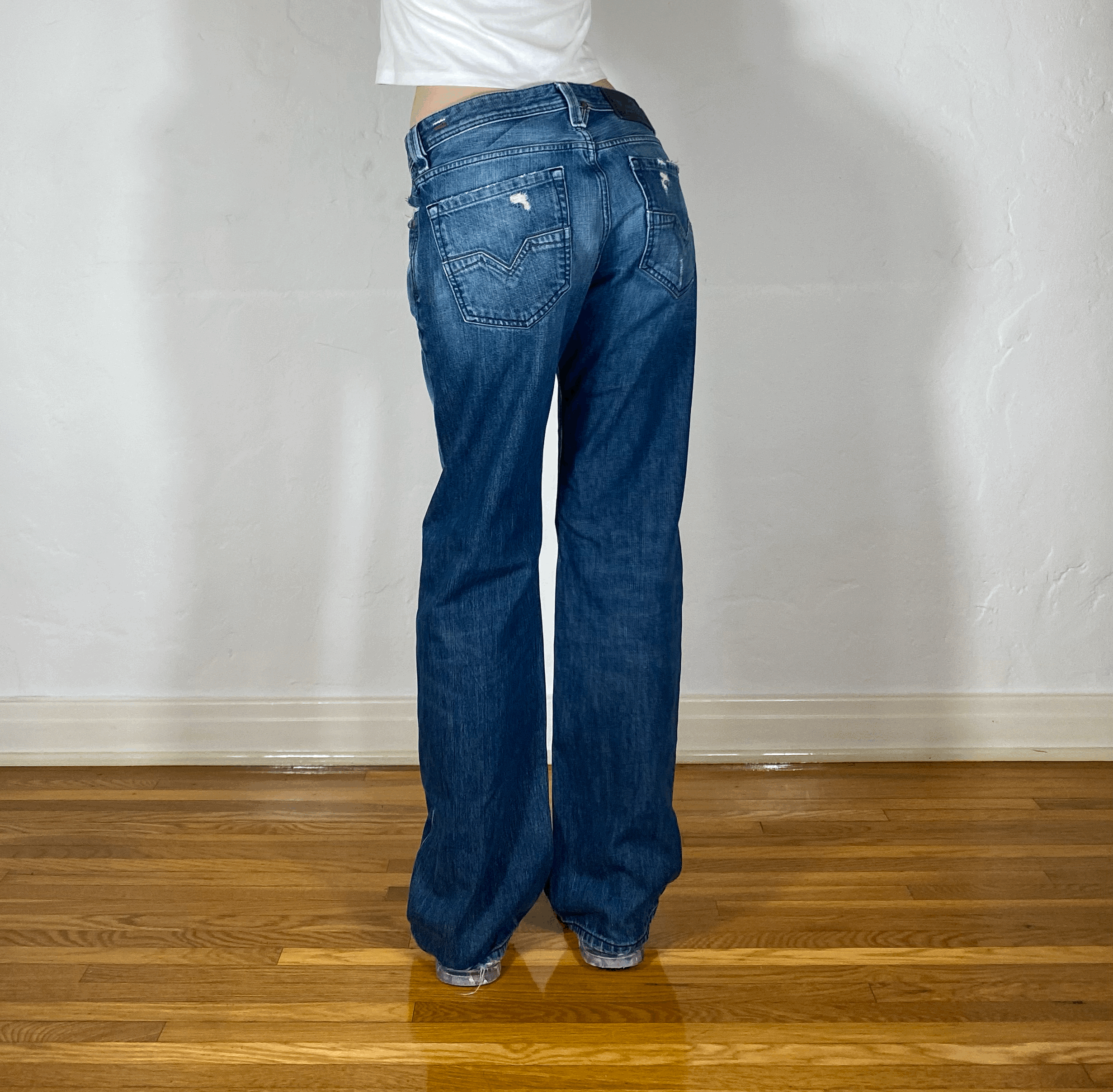 Diesel Relaxed Ombre Jeans, M