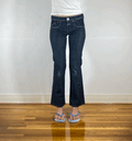 Marithe + Francois Girbaud Straight Dark Jeans, S