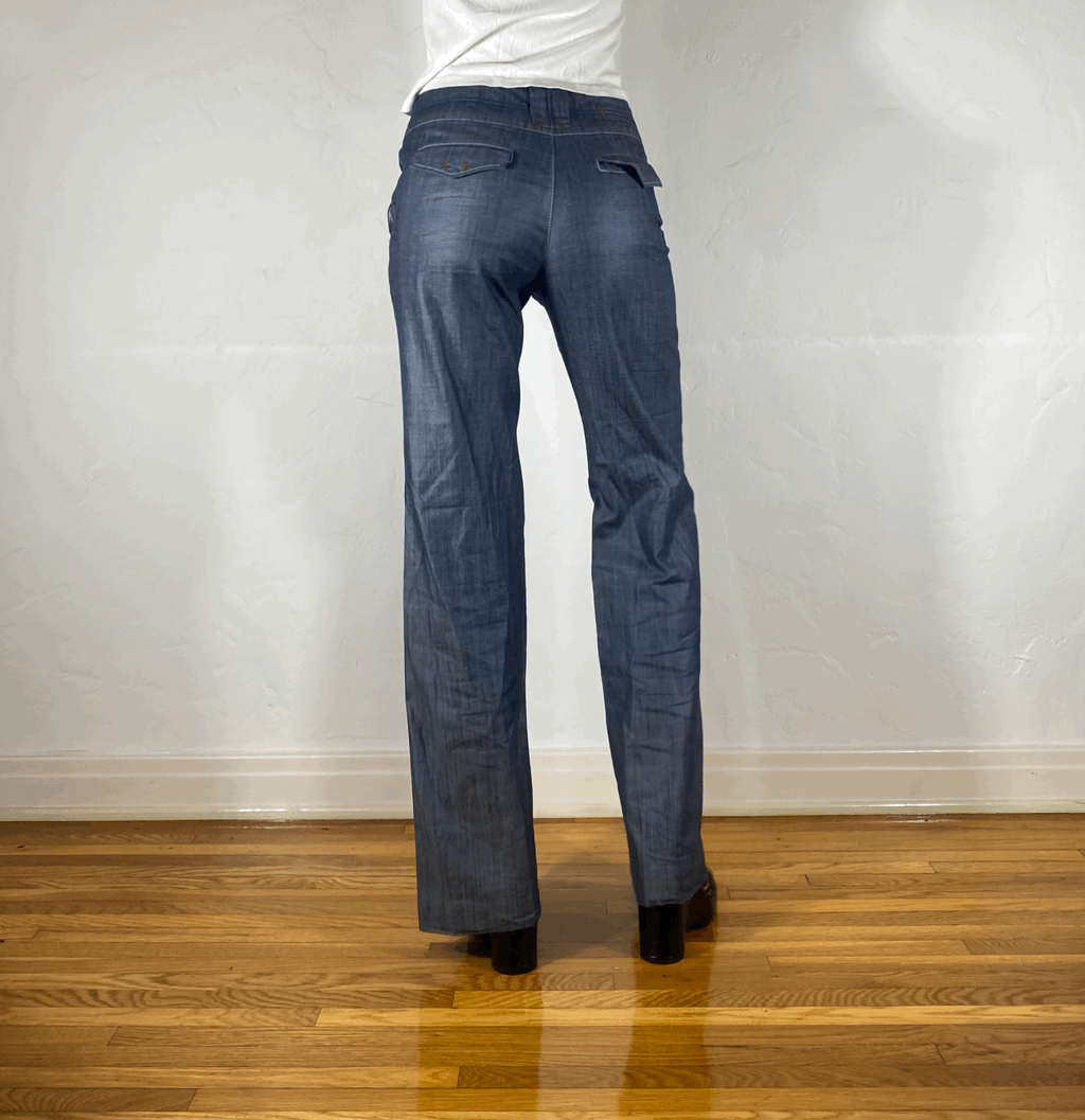 Marithe + Francois Girbaud Shimmery Pants, S/M