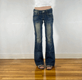 Lolita Low Rise Faded Pocket Jeans, S