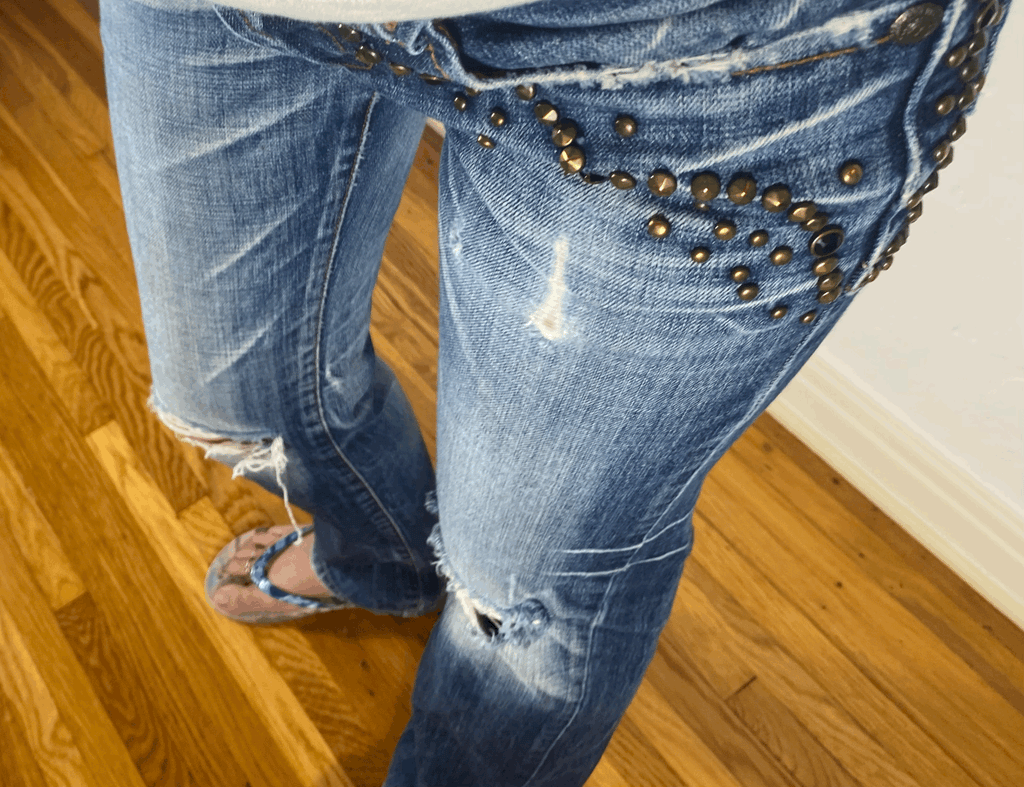 Studio RP Studded Jeans, XS
