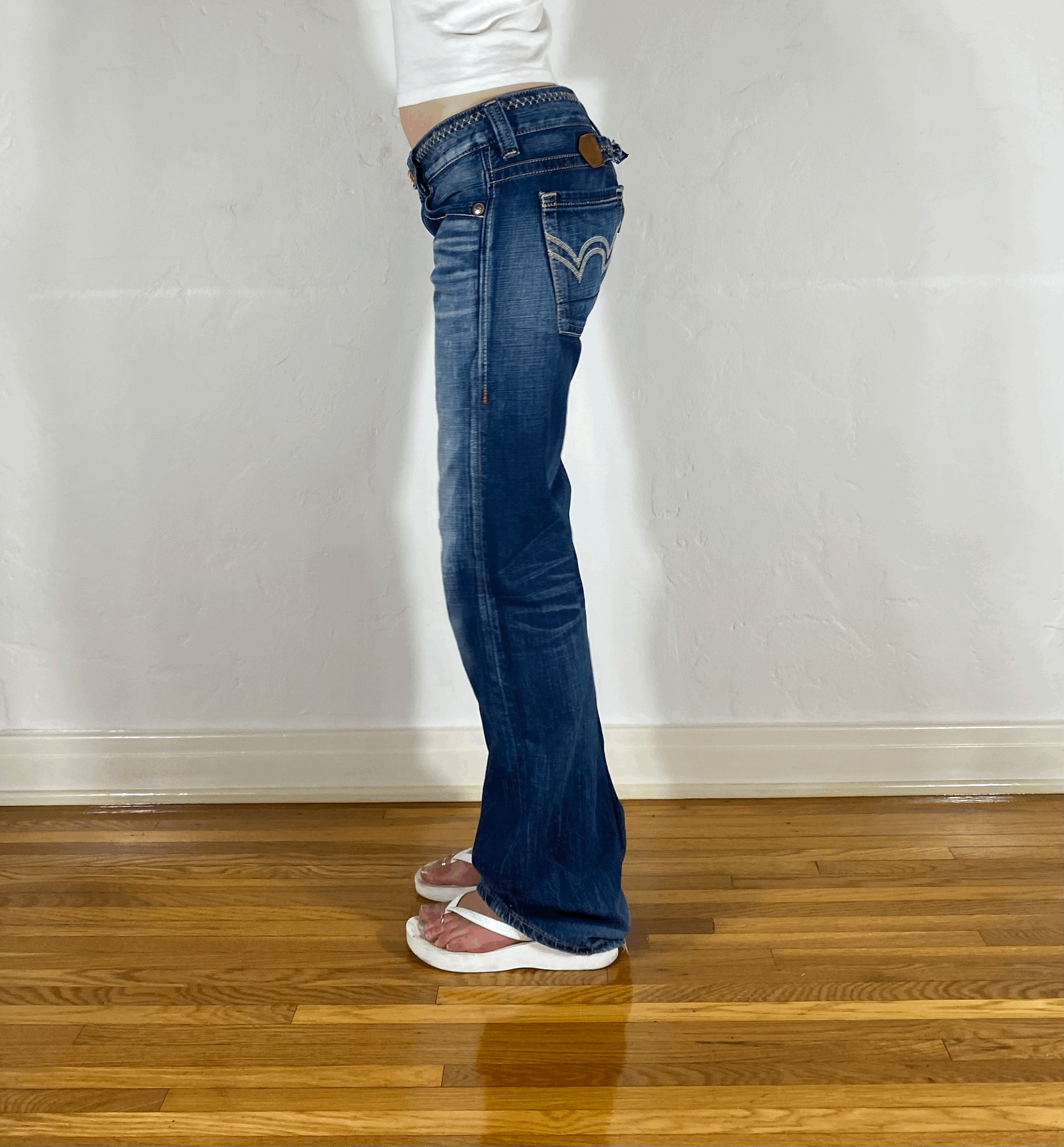 Edwin Knit Button Cinch Jeans, S