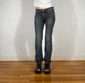 Edwin Low Rise Dark Gray Jeans, S