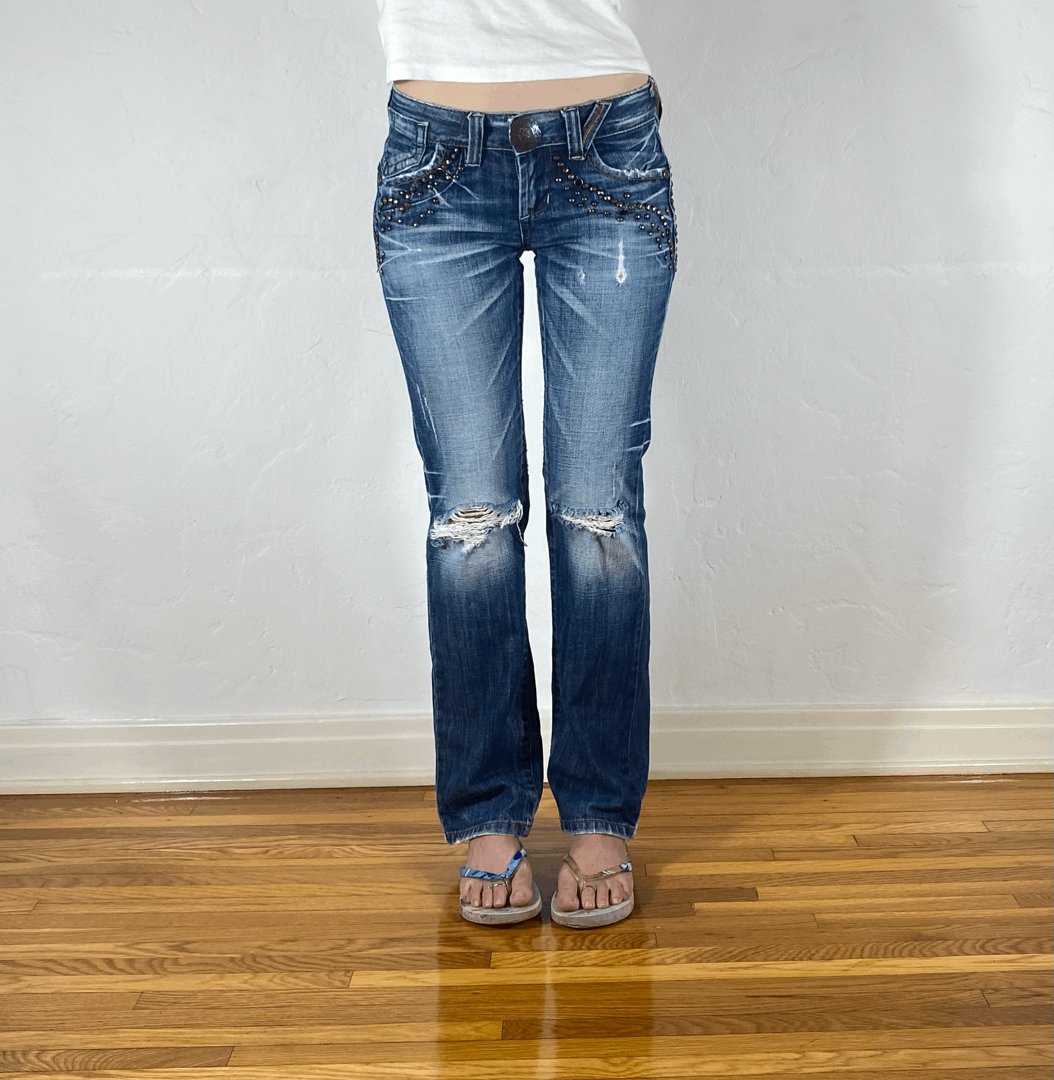 Studio RP Studded Jeans, XS