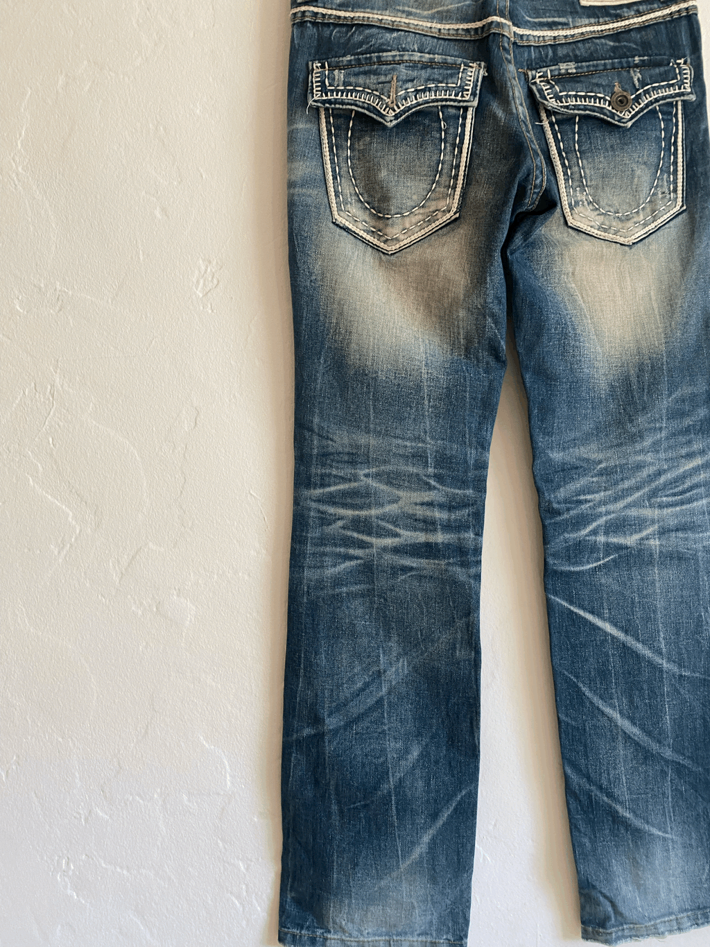 Lolita Bone Stitched Jeans, L