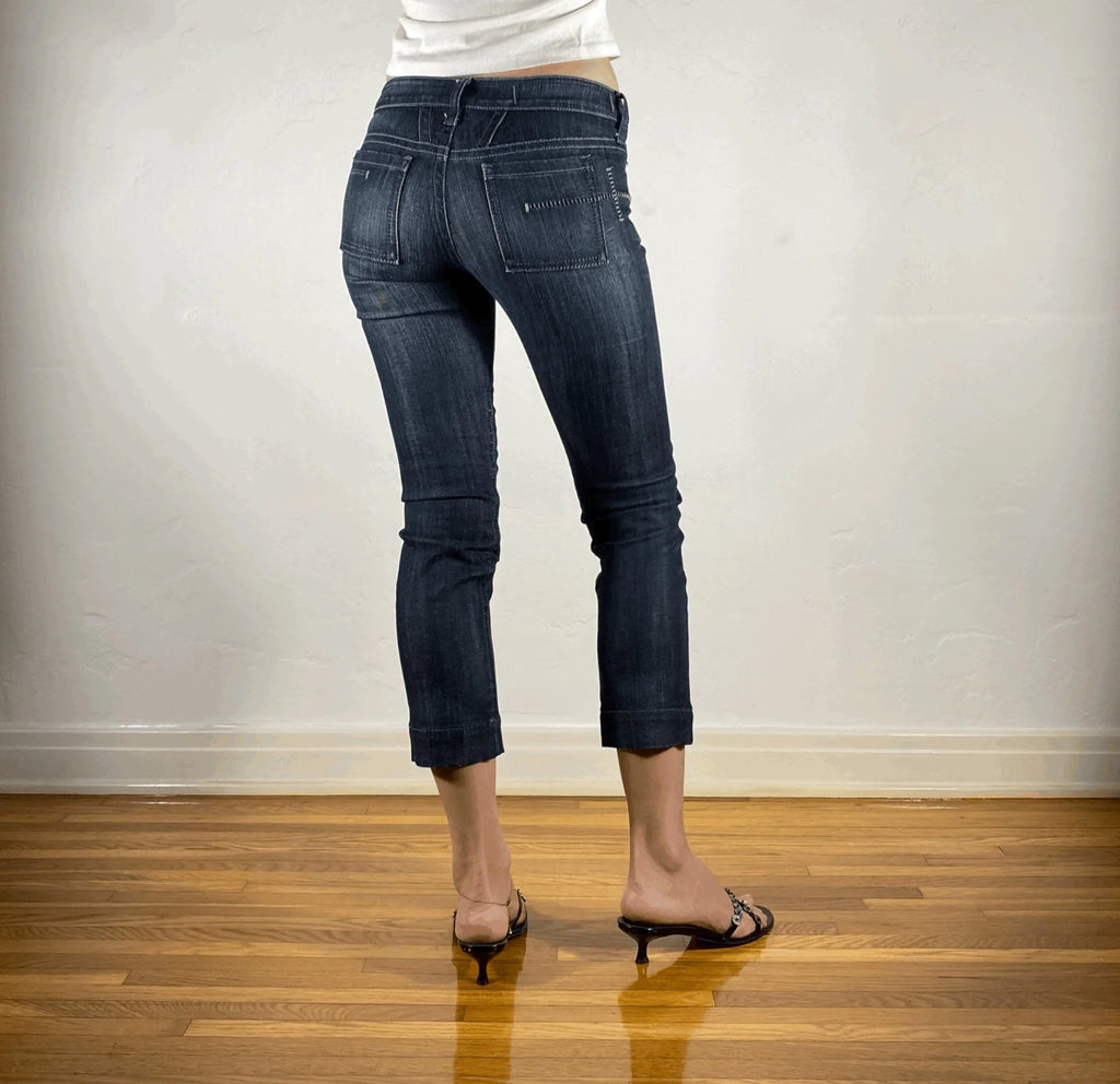 Marithe + Francois Girbaud Capri Jeans, XS