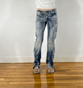 Vanquish Electric Acid Wash Skinny Jeans, M