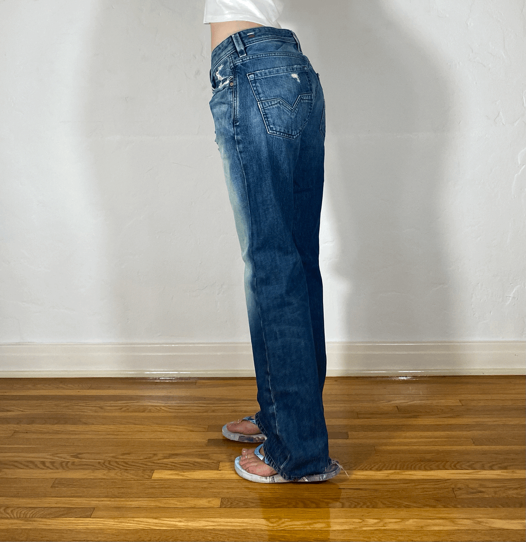 Diesel Relaxed Ombre Jeans, M