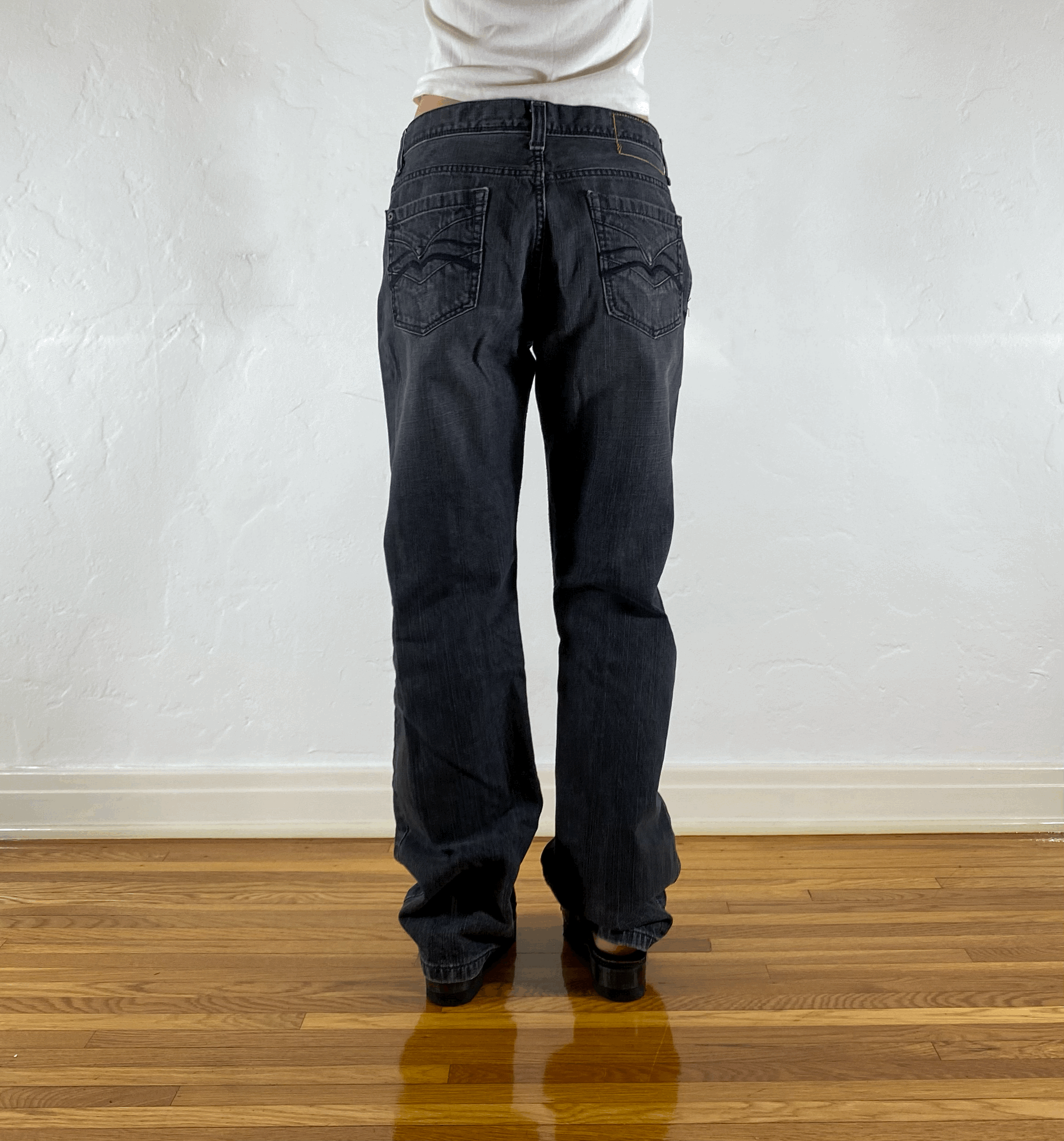 DKNY Gray Jeans, L