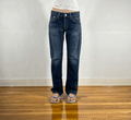 Edwin Blue Distressed Jeans, S/M