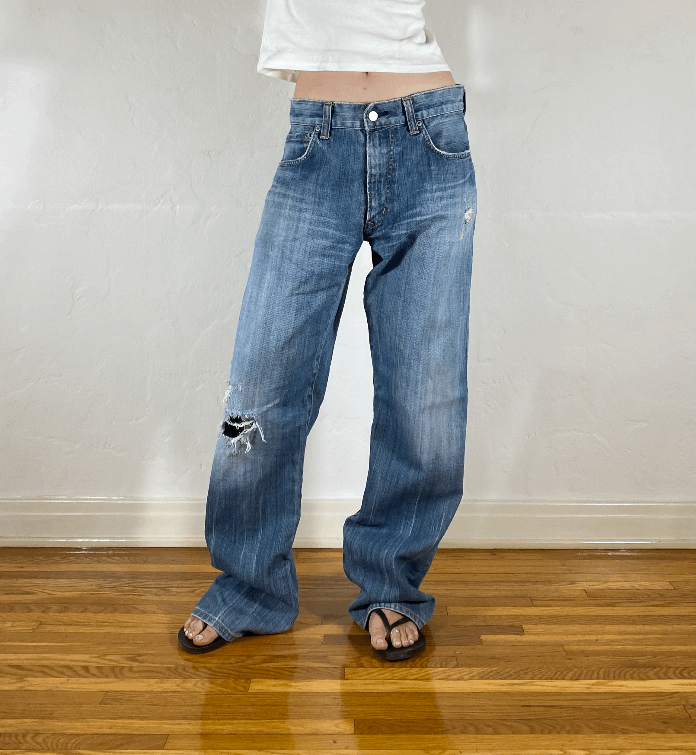 Edwin Soft Distressed Jeans, XL