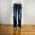 Edwin Blue Distressed Jeans, S/M