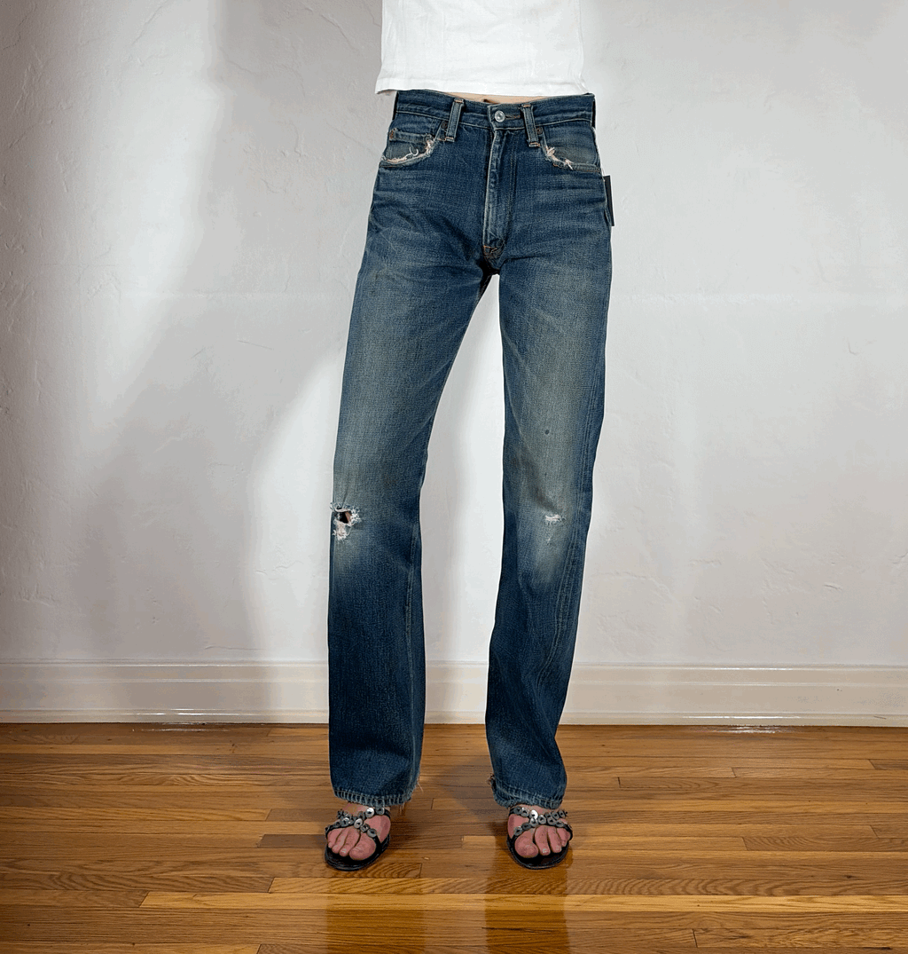 Denime Classic Distressed Jeans, S