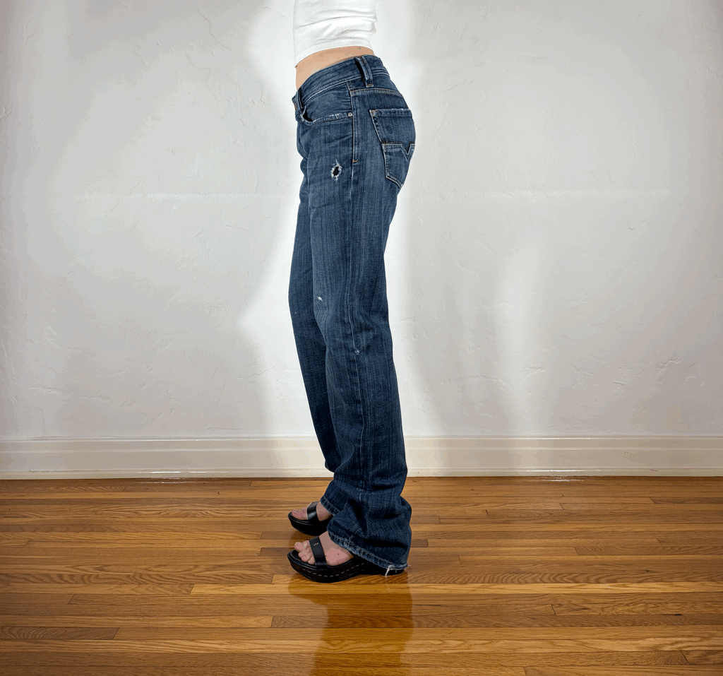 Diesel Relaxed Blue Jeans, S/M