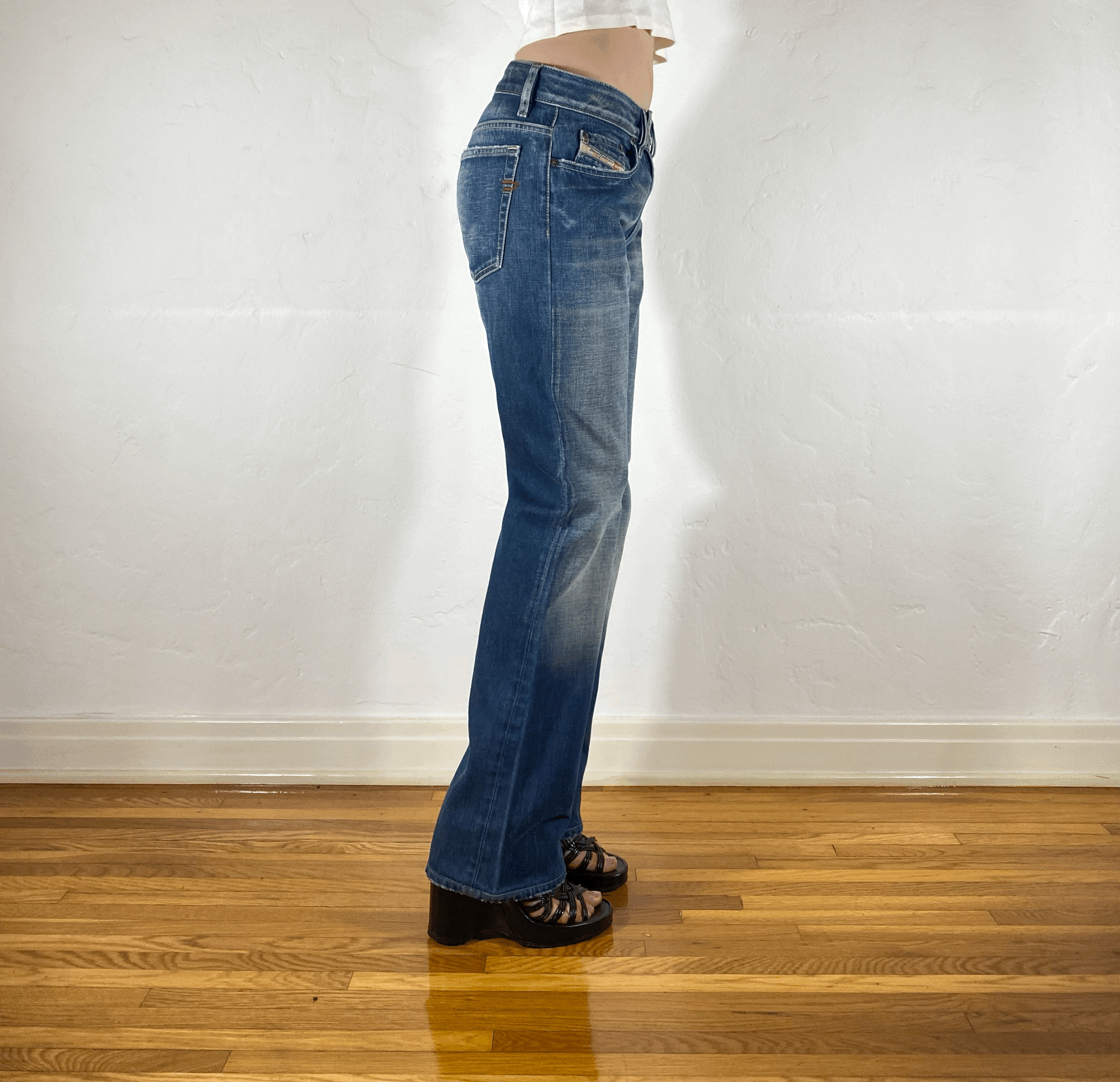 Diesel Relaxed Double Button Jeans, S/M