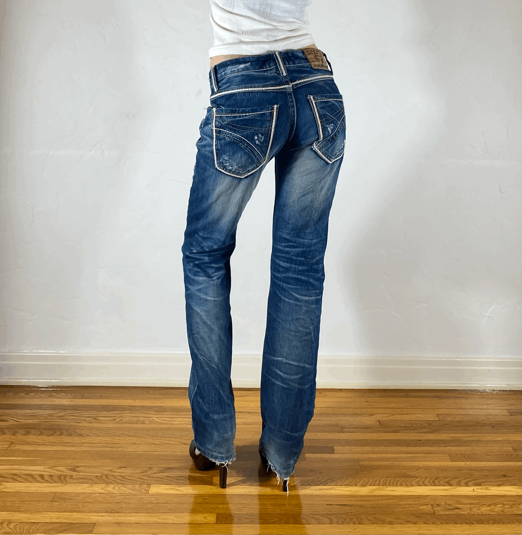 Lolita Embroidered Jeans, S