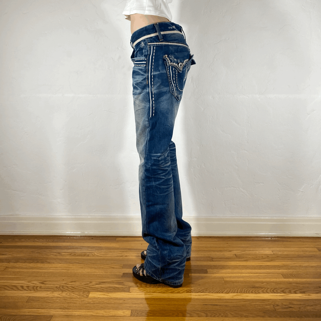 Lolita Embroidered Jeans, S