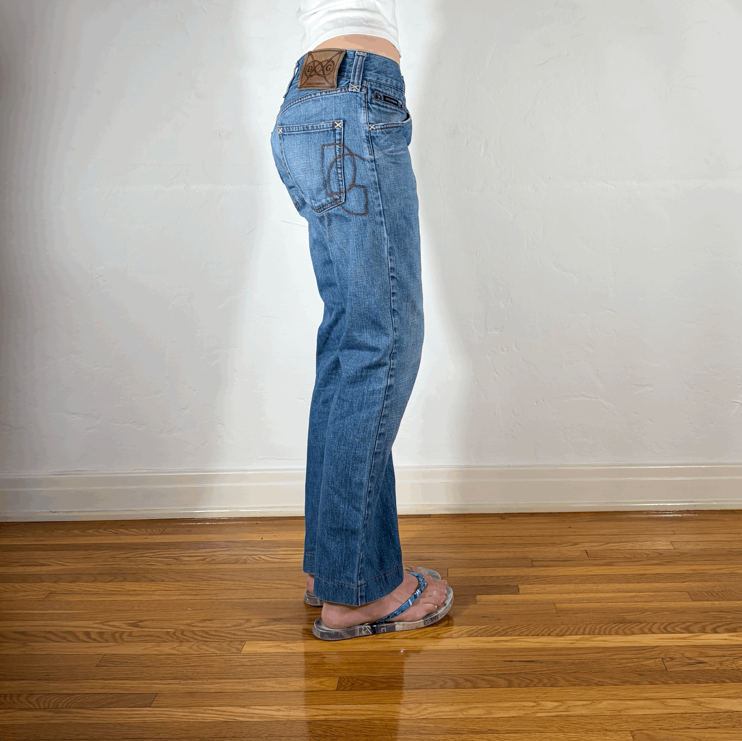 Dolce & Gabbana Distressed Light Jeans, S/M