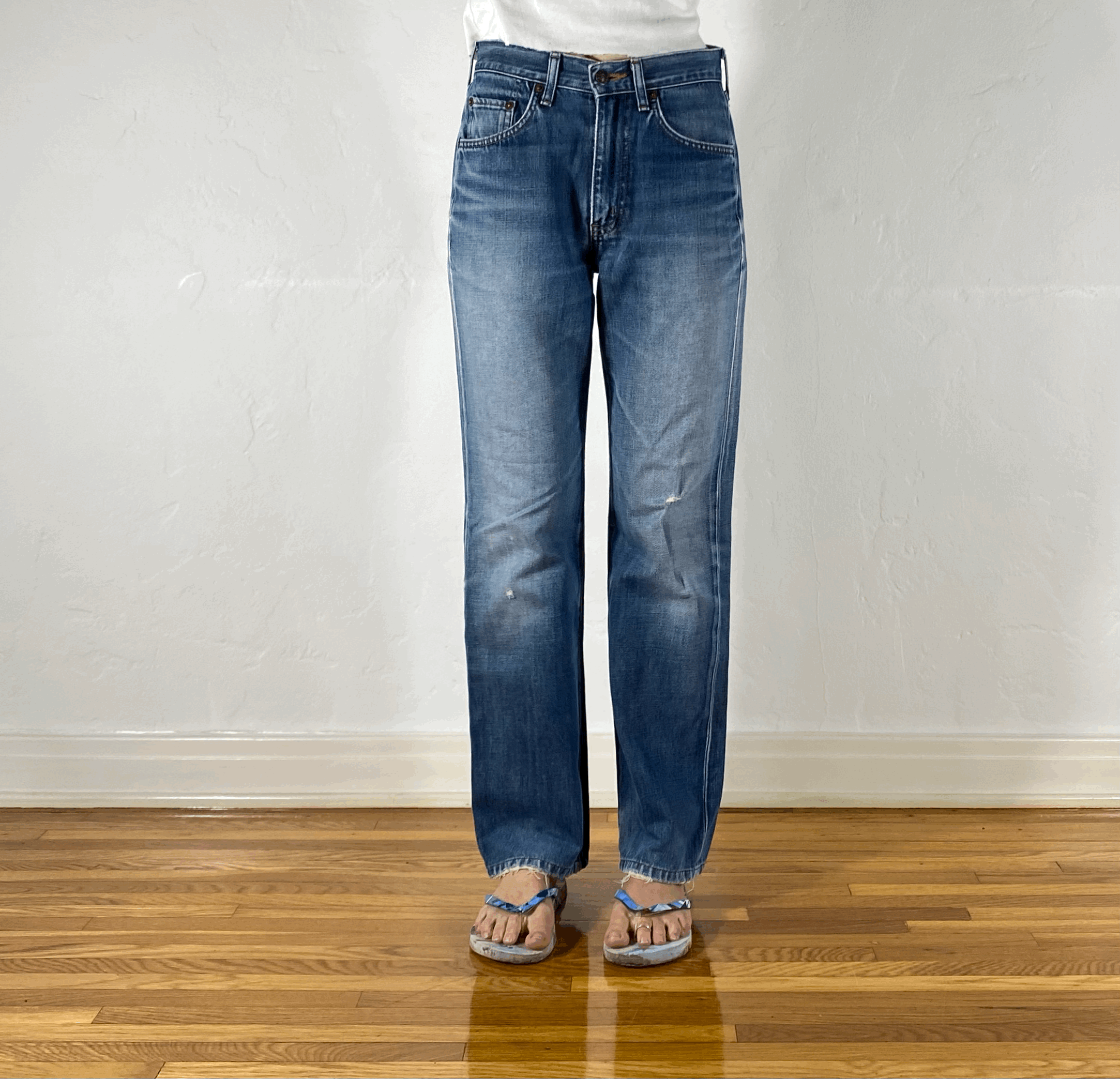 Edwin True Blue Baggy Jeans, XS