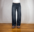 Diesel Relaxed Gray Jeans, M