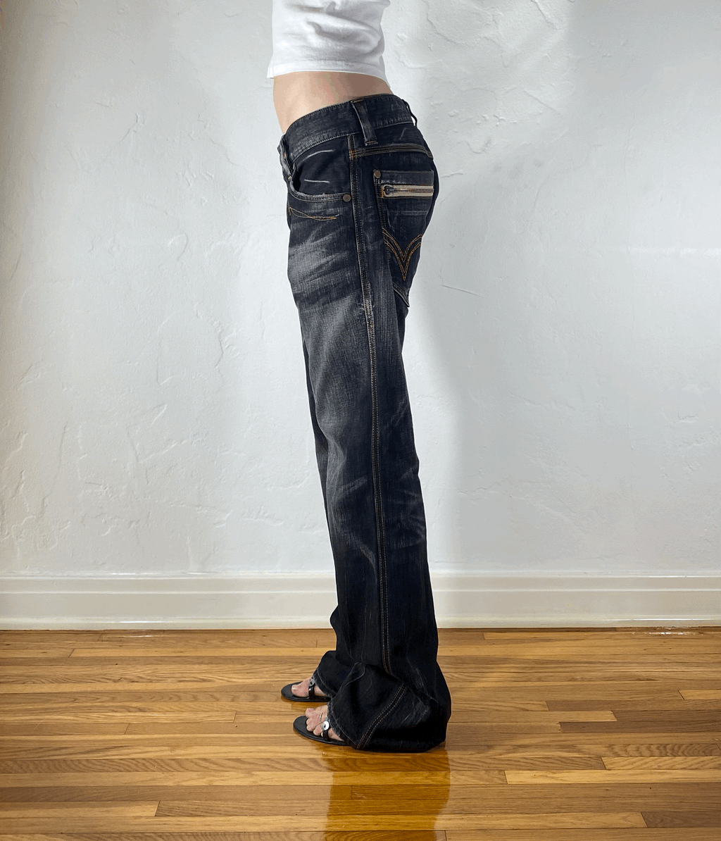 Edwin Black Tiger Jeans, M