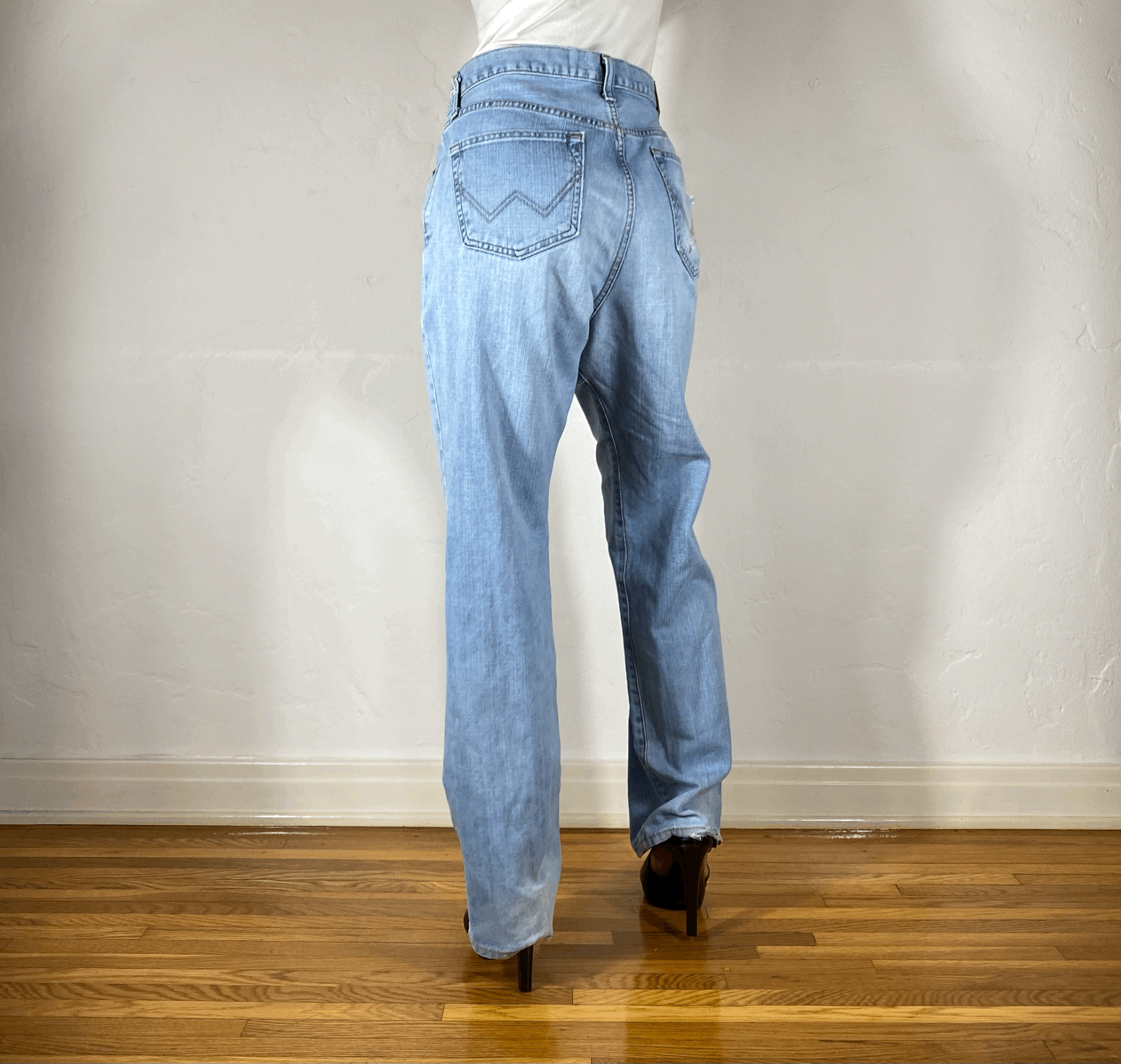 Soft Light Blue Jeans, XL