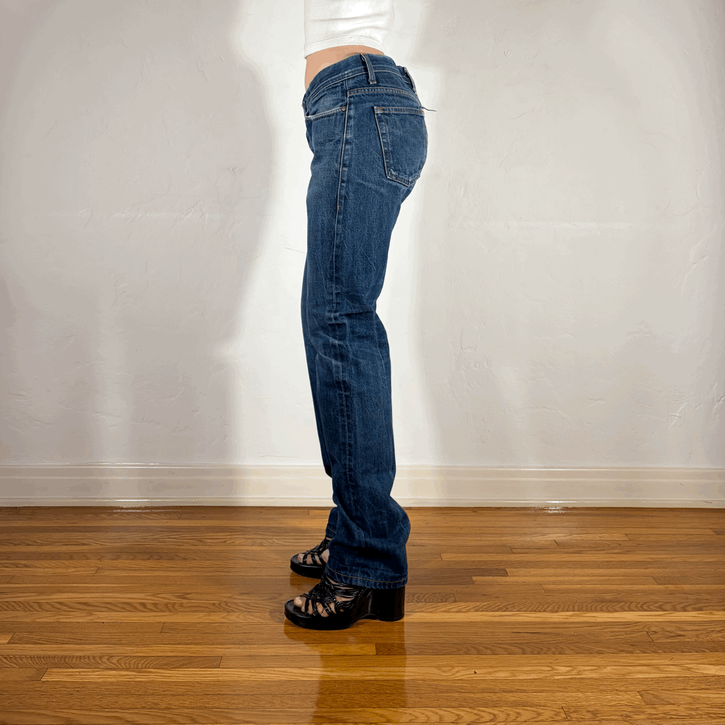 Naked and Famous Distressed Jeans, L