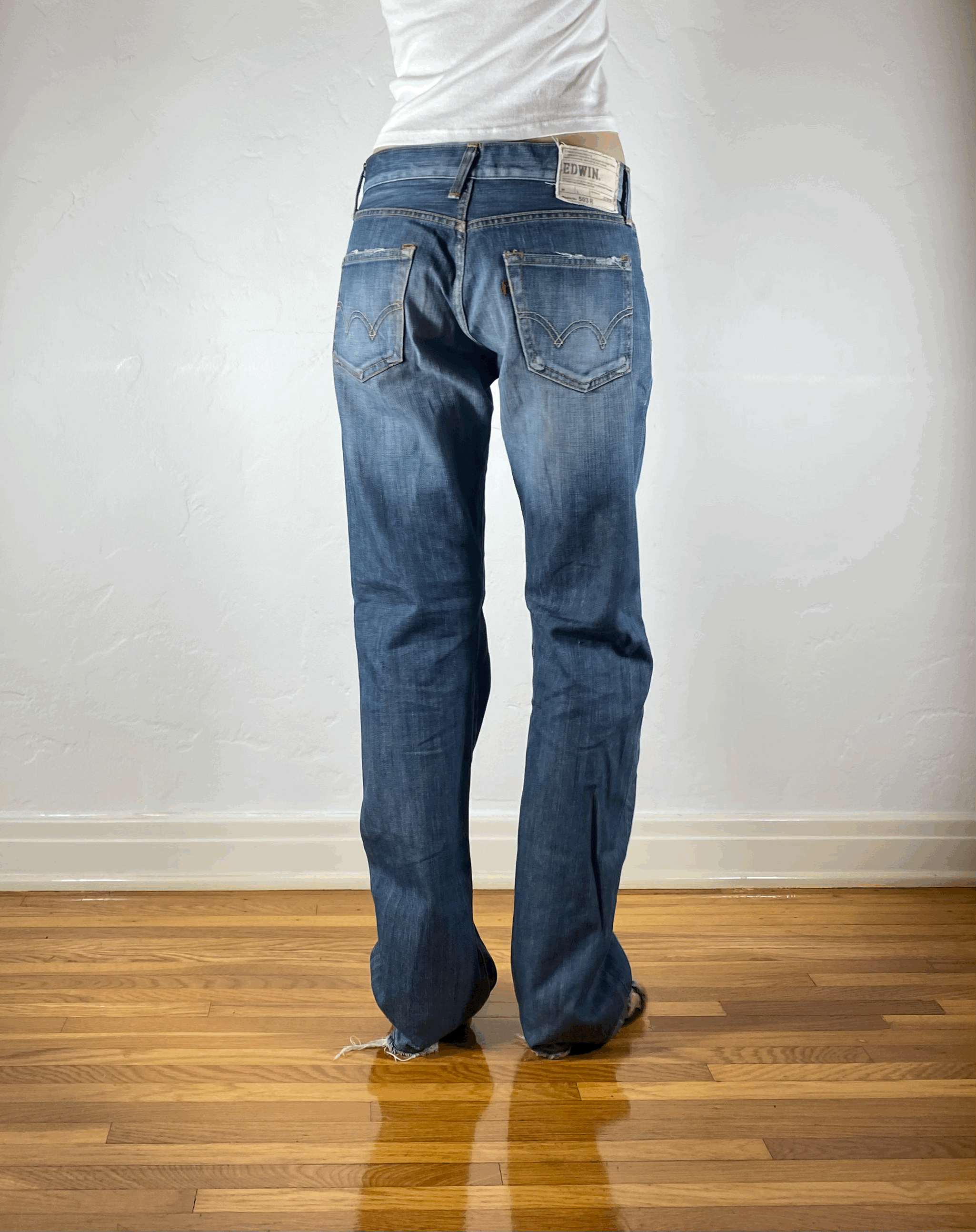 Edwin True Blue Baggy Jeans, S/M