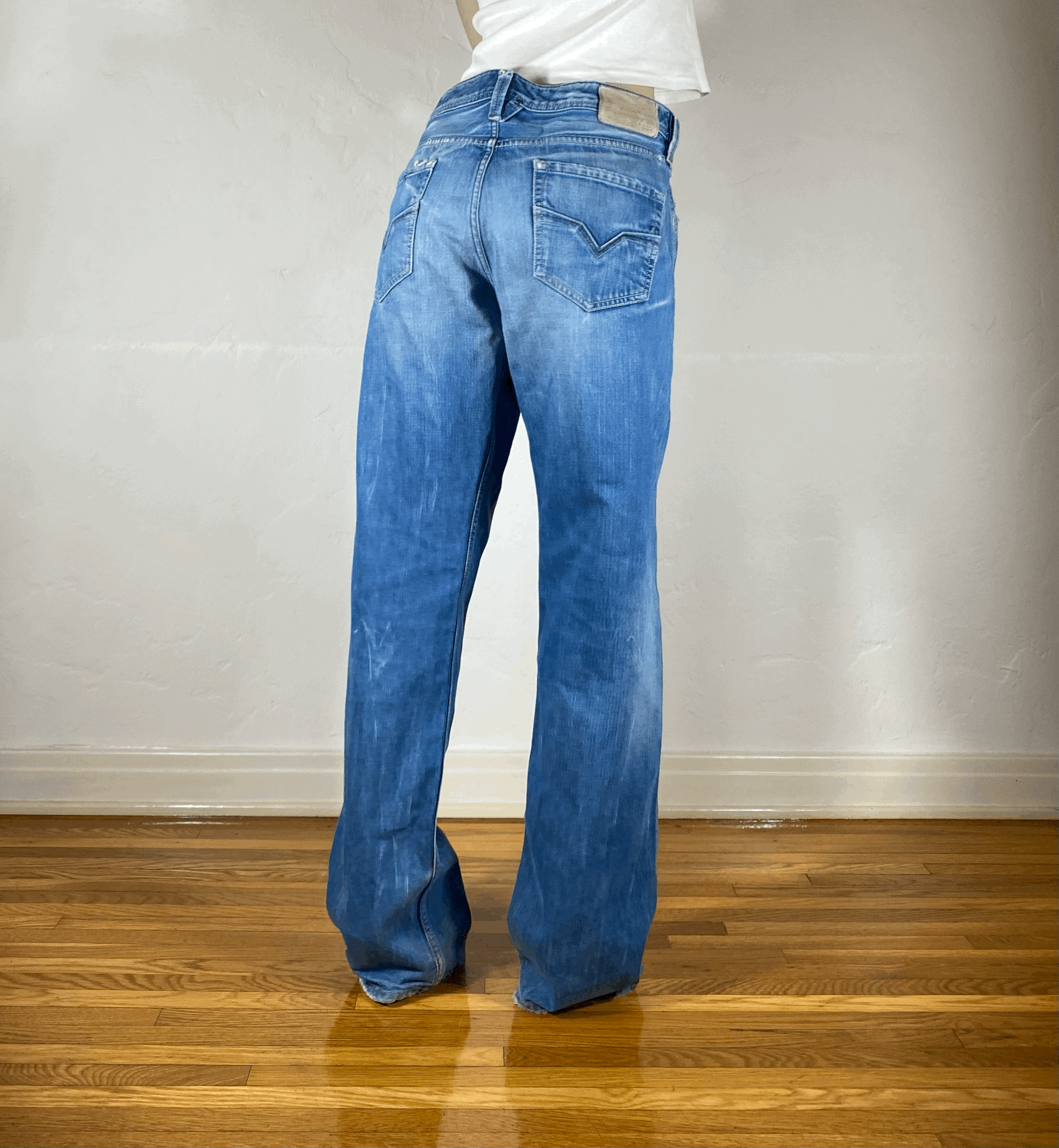Diesel Relaxed Blue Jeans, XL