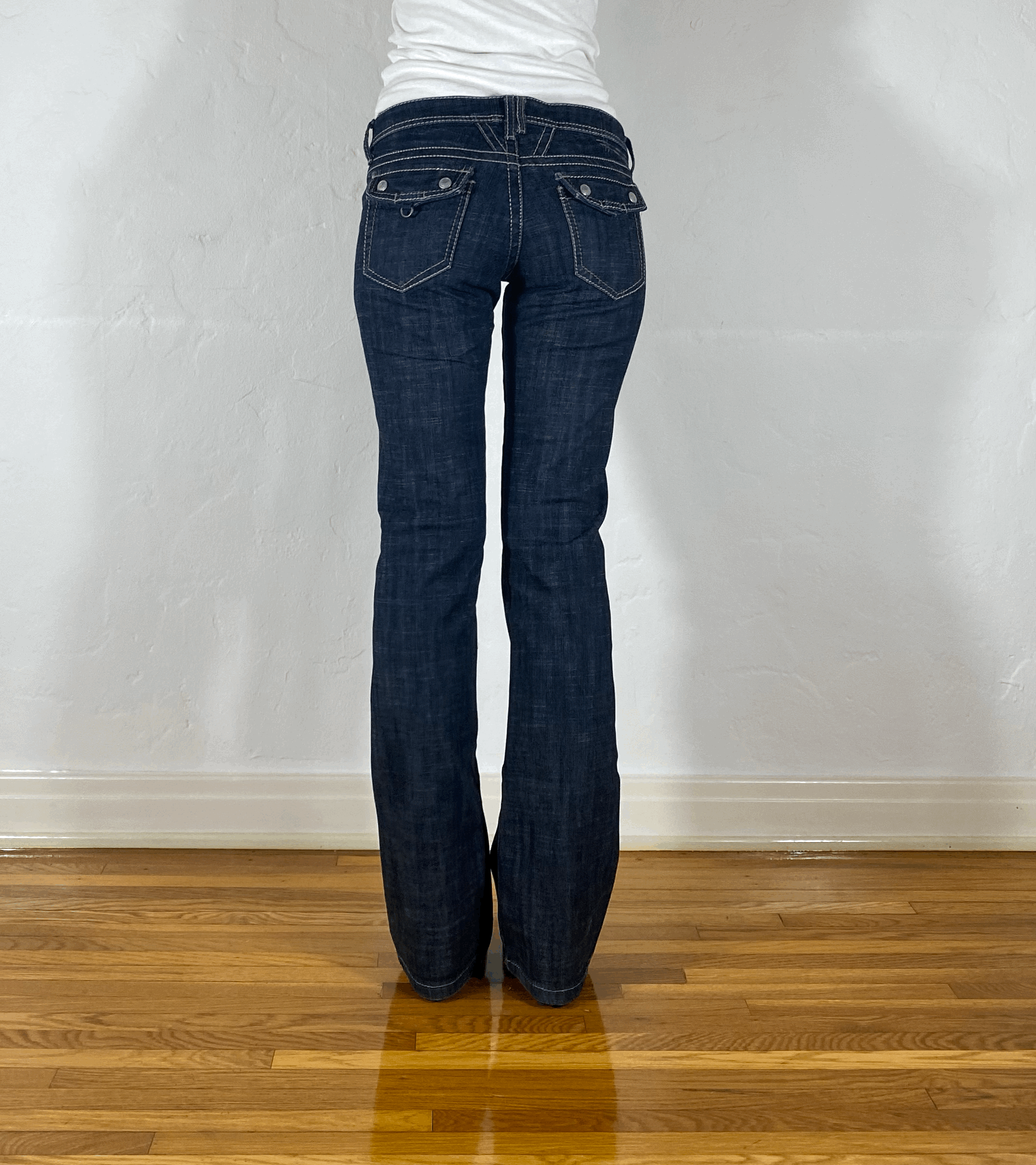 Marithe + Francois Girbaud Straight Jeans, S