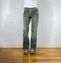 Japanese Chemical Wash Baggy Jeans, S
