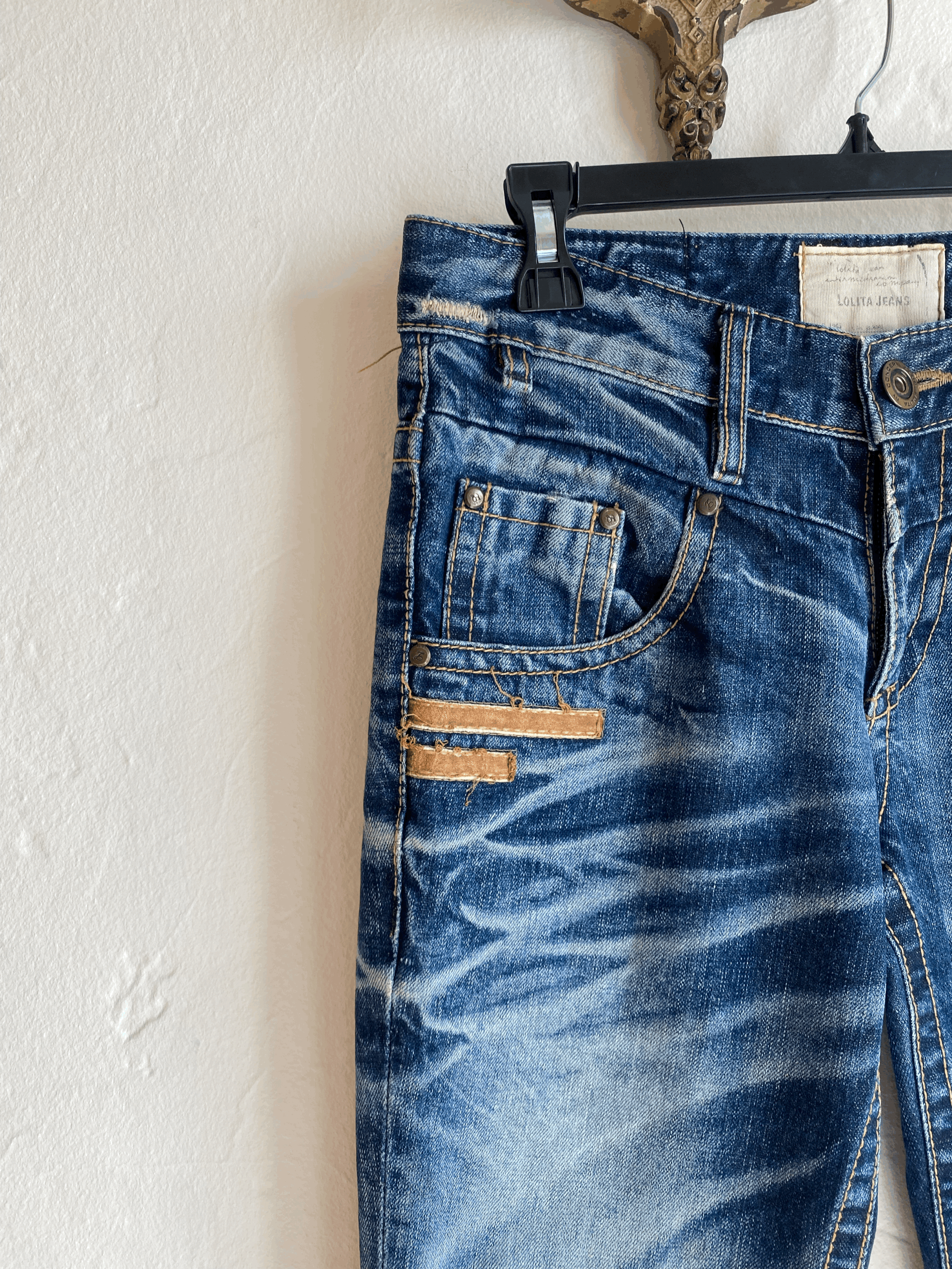 Lolita Tiger Striped Jeans, M