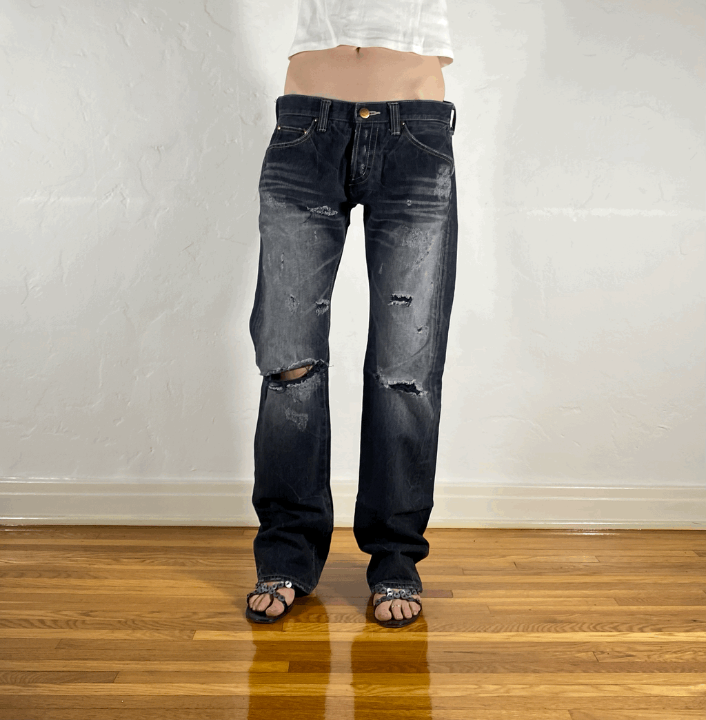 Vanquish Gold Label Black Jeans, S