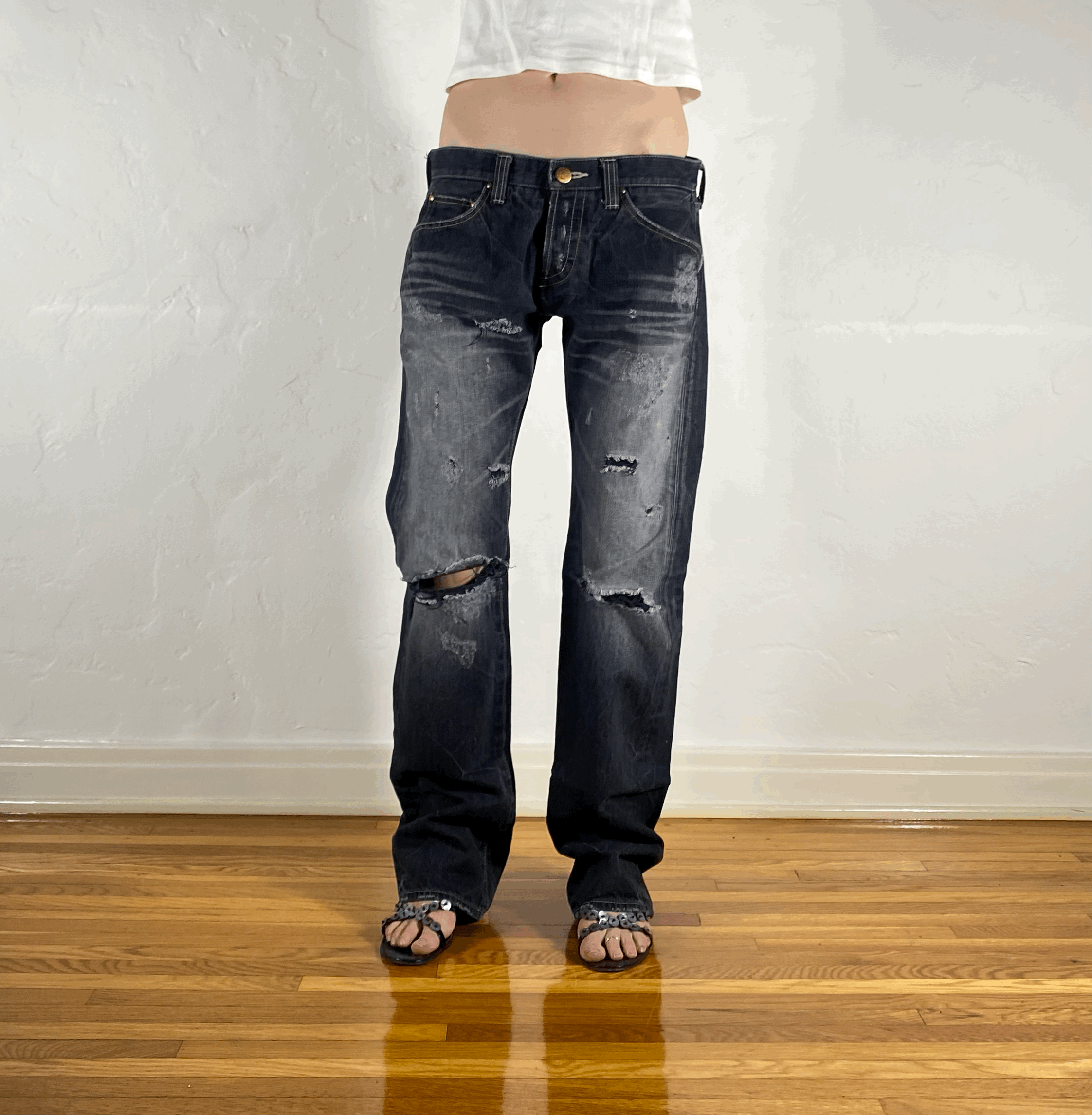 Vanquish Gold Label Black Jeans, S