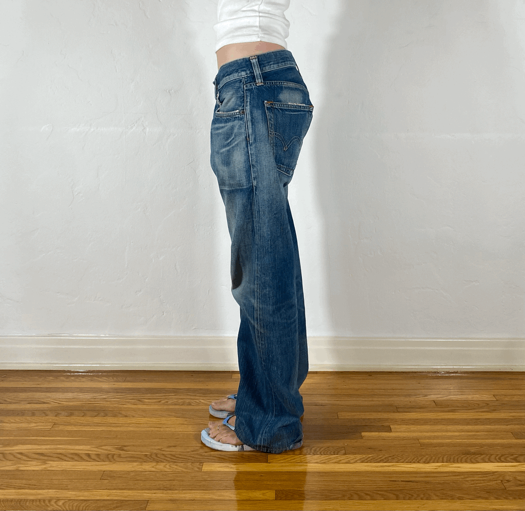 Edwin Unique Baggy Jeans, S/M