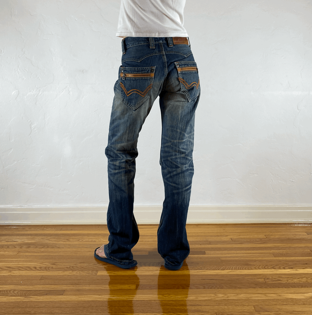Edwin Orange Stitch Jeans, S